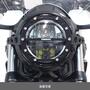 スペシャルパーツ武川　Kawasaki エリミネーター400　ヘッドライトガード（ビレット／ブラック）　09-09-0088