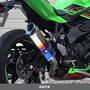 WR'S　Kawasaki ZX-25R SE ('23-)　SS-OVAL 焼き色チタンスリップオンマフラー SB4280JM