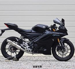 WR'S　YZF-R125/R15/MT-125　ラウンドタイプフルエキゾーストマフラー（ステンレス）　LA2140JM