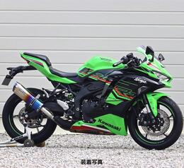 WR'S　Kawasaki ZX-4R SE/ZX-4RR　SS-OVAL 焼き色チタンスリップオンマフラー SB4440JM