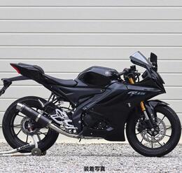 WR'S　YZF-R125/R15/MT-125　ラウンドタイプフルエキゾーストマフラー（カーボン）　SC2140JM