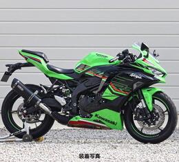 WR'S　Kawasaki ZX-4R SE/ZX-4RR　SS-OVAL F-BLACK チタンスリップオンマフラー SF4440JM