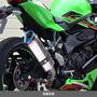 WR'S　Kawasaki ZX-4R SE/ZX-4RR　SS-OVAL ソリッドチタンスリップオンマフラー SK4440JM