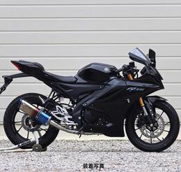 WR'S　YZF-R125/R15/MT-125　SS-OVAL 焼き色チタンフルエキゾーストマフラー　LB2140JM