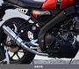 WR'S　YAMAHA XSR125　ショートオーバルフルエキゾーストマフラー（ステンレス）　LA2150JM