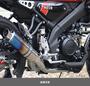 WR'S　YAMAHA XSR125　ショートオーバルフルエキゾーストマフラー（焼き色チタン）　LS2150JM