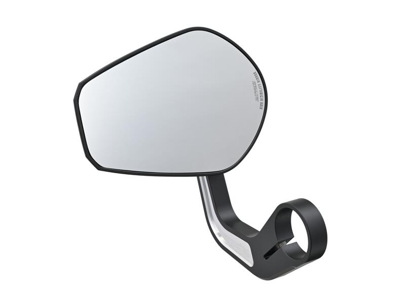 DAYTONA ハイビジミラー バーエンドミラー スリムタイプ YAIBA SHIELD 