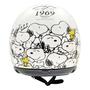 AXS SNOOPY SNJ-117 スヌーピーカーニバル ホワイト シールド付きジェットヘルメット