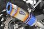 アールズギア 400X('19～'21,'22～'23)リアルスペック Slip-On Type S チタンドラッグブルー RH43-T3SD