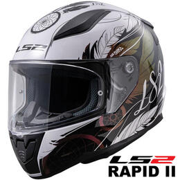 LS2 RAPID II WHITE BLACK PINK（ラピッドツー ホワイトブラックピンク） JAPAN FIT MODEL フルフェイスヘルメット 