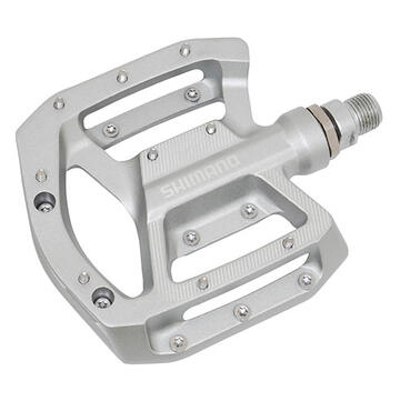 ワイズギア PAS SHIMANO PD-GR500 フラットペダル シルバー QQ1-RIN-695-882