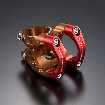 ワイズギア PAS OVER Racing MTBステム 35×35mm ブロンズ/レッド Q5K-ORP-125-034