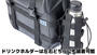 KIJIMA（キジマ） K3 サイドバッグ ウォータープロテクト WP03 PUブラック ZK3-10010B