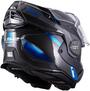 LS2 ADVANT-X F BLACK TITANIUM BLUE（アドヴァントエックス エフ ブラックチタニウムブルー） JAPAN FIT MODEL システムヘルメット