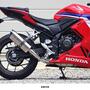 WR'S HONDA CBR400R('24-) SS-OVALショート スリップオンマフラー（ソリッドチタン） SK1470JM