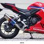 WR'S HONDA CBR400R('24-) SS-OVALロング スリップオンマフラー（焼き色チタン） SV1470JM