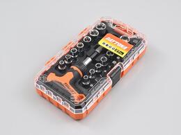 DAYTONA ミニツールセット 27ピース（ラチェットT型ハンドル付） インチ＆ミリサイズ 61365