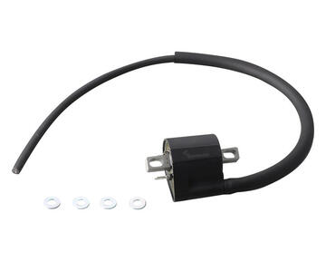 KITACO ノーマルACジェネレーター車 イグニッションコイル CDI点火車用/ブラック 754-9010150