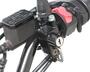 KITACO XSR125 ジクサー250 / SF250 ヘルメットホルダー ブラック/マスターシリンダーブラケット部 80-564-02401