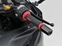 DAYTONA GRIPPY GRIP GG-DUAL-BASE2（全長123mm / Φ22.2ハンドル用）ブラック/レッド 61802