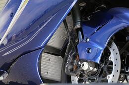 アールズギア Hayabusa ラジエター オイルクーラーガードセットラージロゴ シルバー AC00-049S-LS