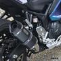 WR'S YZF-R3/MT-03 SS-OVALスリップオンマフラー（F-BLACKチタン） SF2320JM