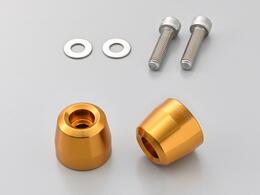 DAYTONA アルミビレットバーエンド 純正ハンドル用 サーフェイス KAWASAKI車 M8タイプ 63819