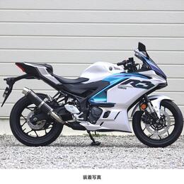 WR'S YZF-R3/MT-03 ラウンドタイプスリップオンマフラー（カーボン） BC2320JM