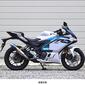WR'S YZF-R3/MT-03 ラウンドタイプスリップオンマフラー(焼き色チタン) BK2320JM