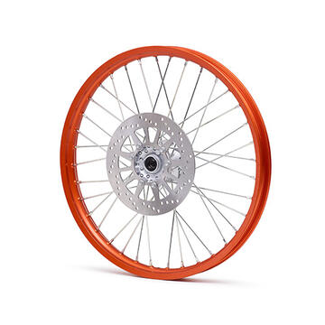 ワイズギア YAMAHA セローXT250 フロントホイールASSY（オレンジ） Q5K-YSK-164-Z07