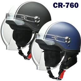 LEAD CROSS CR-760 開閉式バブルシールド付きハーフヘルメット